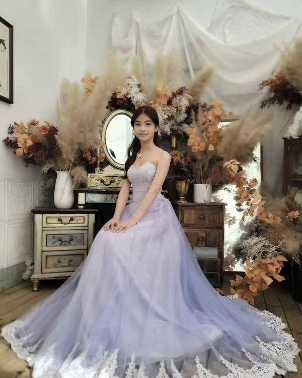 最美星二代！TVB实力男星大女儿近照曝穿紫色礼服被赞似仙女